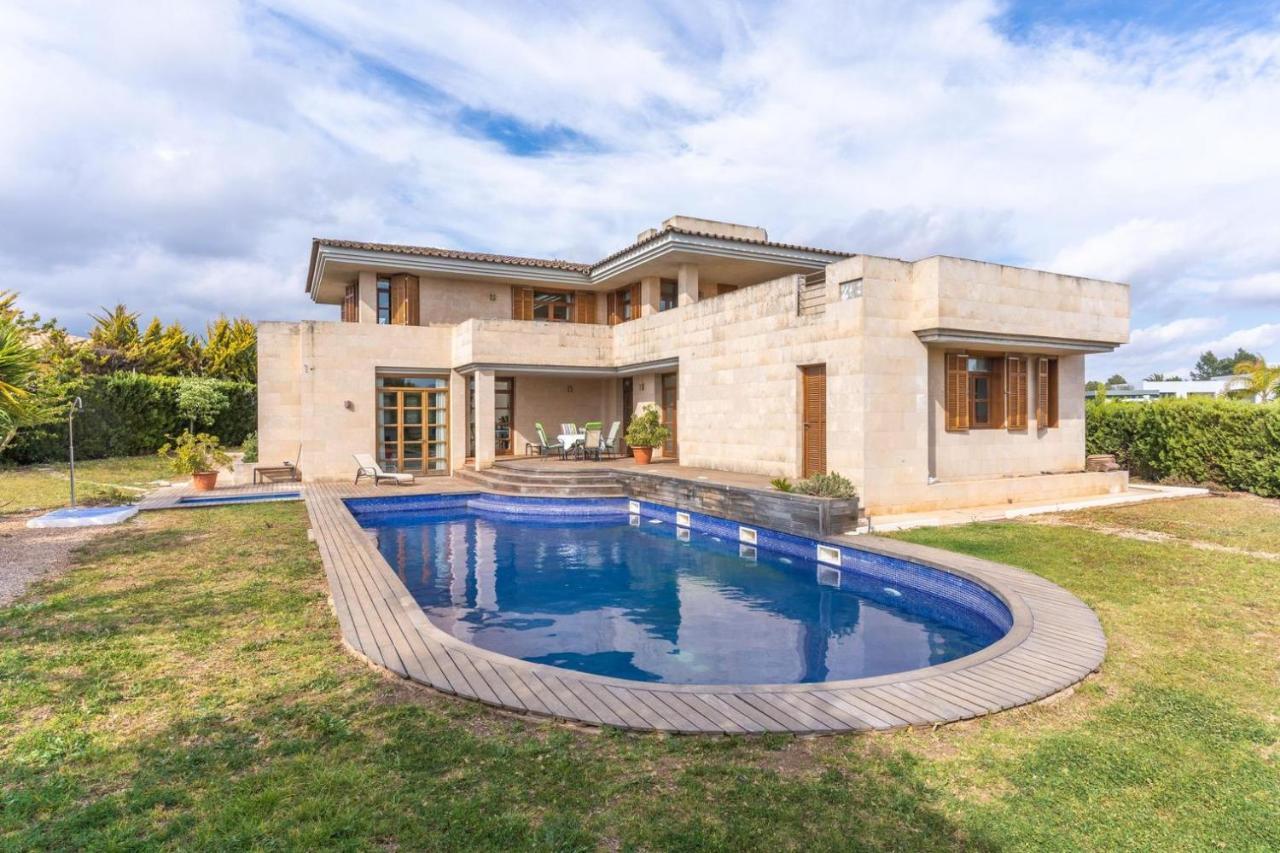 Villa De Lujo Con Piscina, Jacuzzi, Jardin Y Terraza Marratxi Экстерьер фото