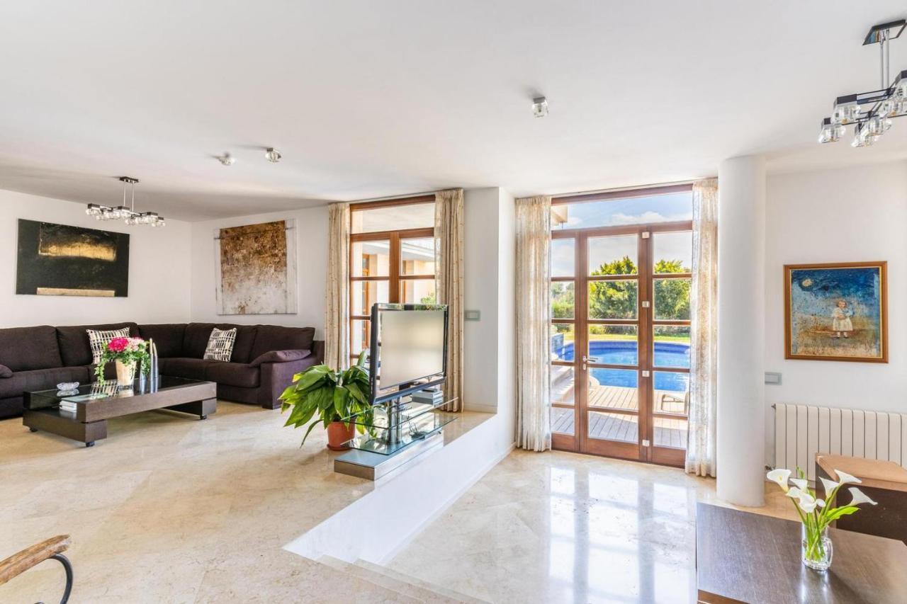 Villa De Lujo Con Piscina, Jacuzzi, Jardin Y Terraza Marratxi Экстерьер фото